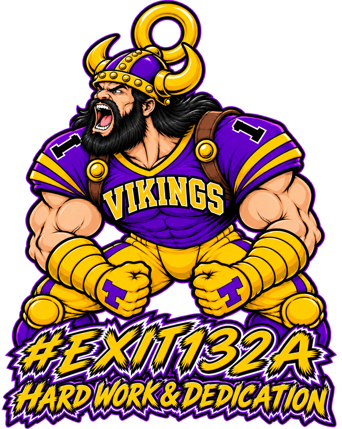 "#EXIT 132A” Vikings Hype Chain