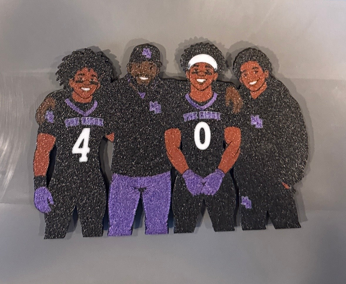 "The Ridge" Player Portrait Team Plaque